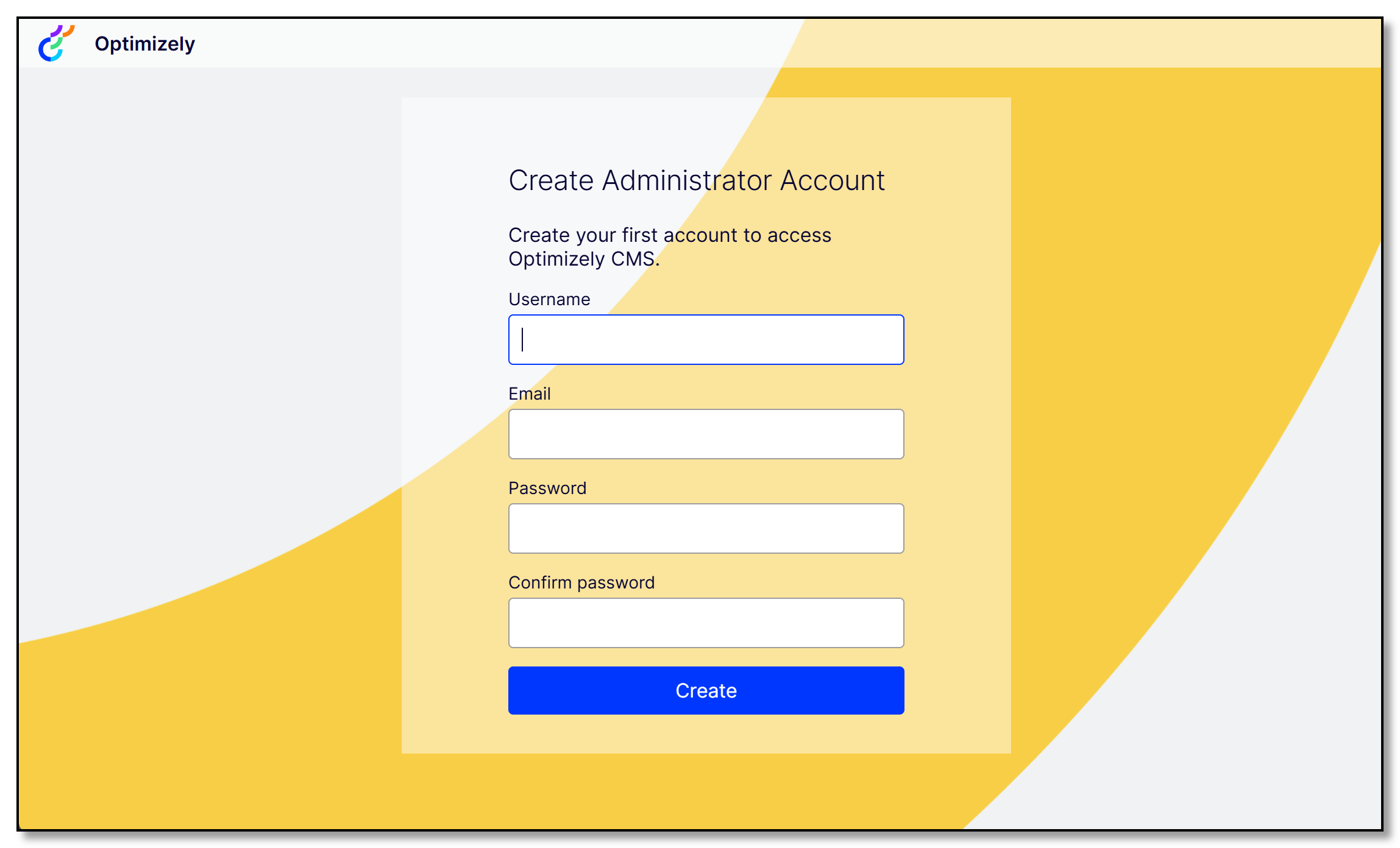 Create Administrator Account